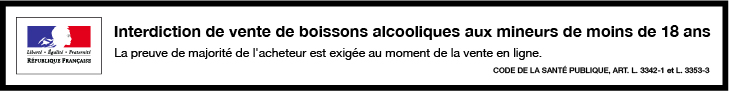 Interdiction de vente de boissons alcooliques aux mineurs de moins de 18 ans. La preuve de majorité de l’acheteur est exigée au moment de la vente en ligne. Code de la santé publique, art. L. 3342-1 et L. 3353-3.